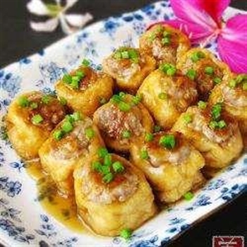 豆腐泡夹肉（精品）,金麦田提供,放心购买