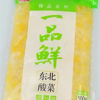 一品鲜东北酸菜(500g),金麦田提供,放心购买
